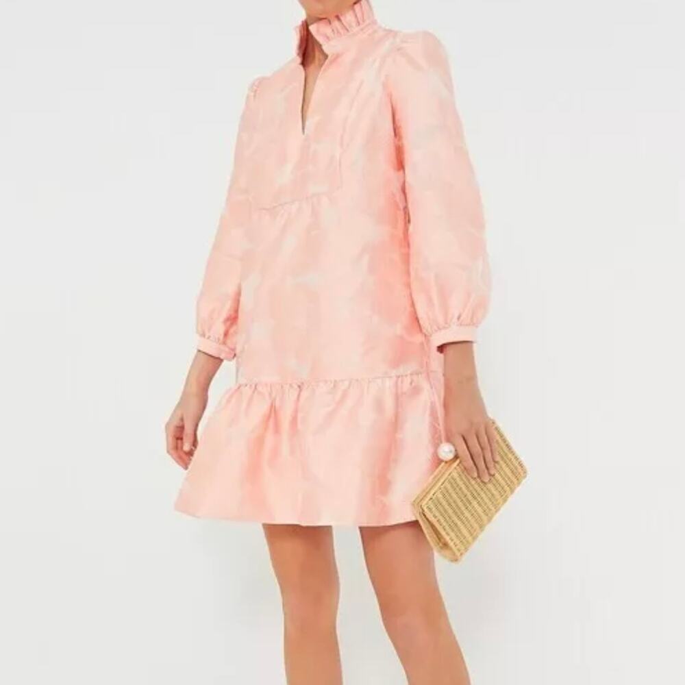 Tuckernuck Peach Ruffle Dress, NWT
